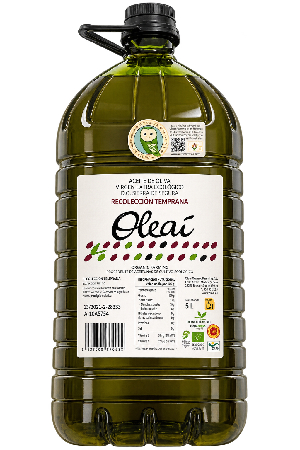 Garrafa 5L Aove Ecológico